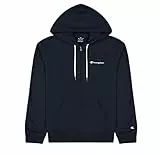 Champion Legacy American Classics Heavy Powerblend Terry Small Logo Full Zip Felpa con Cappuccio, Blu Marino, L Uomo