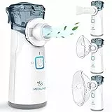 Meowyn Aerosol Portatile Silenzioso, USB-C Ricaricabile Ultrasuoni Macchina Aerosol per Adulti e Bambini, Silenzioso, Meno residui, Atomizzazione Efficiente Aerosol per uso domestico e in viaggio