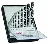 Bosch Professional 8 pz. Punte elicoidale Set (per legno, Ø 3 - 10 mm, accessori trapani)