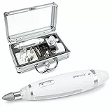 prorelax Manicure Pedicure Set Deluxe, per Uomini e Donne, Cura Professionale di Mani e Piedi per Casa e In Viaggio, 15 Attacchi di Alta Qualità In Acciaio Chirurgico, con Luce Led