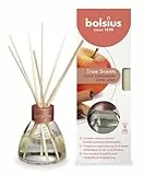 Bolsius True Scents Diffusore di Aromi con 8 Bastoncini - Fragranza Mela e Cannella - Estratti Naturali - Durata: fino a 6 Settimane - Profumatori per Ambiente - Non Contiene Alcol - 45 ml - 17 x 6cm