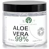 Aloe Vera Gel Puro 100% 250 ml Bio Dopo sole After Sun Corpo Viso Mani Gel Capelli idratanti Naturale Acne Gel Aloe Vera Puro Post Depilazione Eco gel Isole Canarie Skin care
