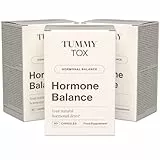 Tummy Tox Hormone Balance - Equilibrio ormonale a base vegetale con clorella, angelica cinese e vescica con iodio - scorta di 3 mesi