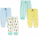 Amazon Essentials Disney | Marvel | Star Wars | Princess Pantaloni Unisex Bimbi, Pacco da 4, Desiderio di Principessa, 12 Mesi