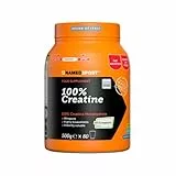 NAMEDSPORT 100% CREATINE 500 Grammi, Creatina Monoidrato in Polvere, La Creatina incrementa le prestazioni fisiche in caso di attività ripetitive, ad alta intensità e a breve durata, 500 Grammi