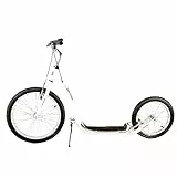 Myfootbike Trip, Monopattino Sportivo Unisex Adulto, White, 20/16'