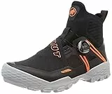 Mammut Bota DUCAN Boa High GTX, Stivali da Escursionismo Alti Uomo, Black/Vibrant Orange, 47 1/3 EU