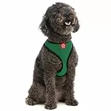 Ducomi Snoopy Pettorina Cane Taglia Media – Jack Russell, Beagle, Bassotto, Cocker, Cavalier King - Leggera, Traspirante e Regolabile, Imbracatura Cani Gatti Passeggiate e Jogging (Verde, XL)
