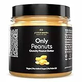 Burro di arachidi Croccante | Peanut Butter naturale al 100% | Vegano | Senza zuccheri aggiunti, conservanti o olio di palma | Protien Works | 250g