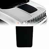 4R Quattroerre.it Adesivo Sagomato per Cofano Jeep Renegade con Spatola Taglierino, Nero Opaco