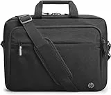 HP - PC Borsa Renew Business per Notebook fino a 14', realizzata con il 95% di materiale riciclato, Pass-through per il Trolley, tasca RFID, tasca tracker Bluetooth, nera