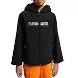 Napapjiri K Rainforest S OP 4 Giacca, Black 041, 10 Unisex Kids