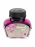 Pelikan 301343 Inchiostro Stilografico 4001, Flacone Di Vetro, Rosa, 30 ml, in confezione regalo