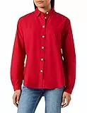 Tommy Hilfiger Blusa Donna Elegante, Rosso (Primary Red), 36