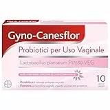 Gyno-Canesflor Probiotico Vaginale, Previene le Recidive di Candida Vaginosi Batterica e Infezioni Intime, Probiotici per Flora Vaginale 10 Capsule Vaginali