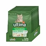 Ultima Tratto urinario Pollo - Crocchette per gatti - Confezione da 8 x 800g - Totale 6,4kg
