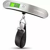 Luxebell® Bilancia digitale pesa valigie con Con Zero e Tare Batteria Inclusa