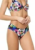 Goldenpoint Bikini Donna Costume Slip Fianco Alto Bohemian Ikat, Colore Multicolor, Taglia L