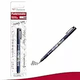 Tombow WS-BH-1P Fudenosuke - Penna con punta dura, colore: Nero