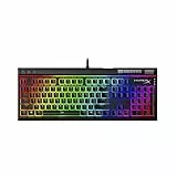 HyperX Alloy Elite 2 – usb, Tastiera meccanica per il gaming, Personalizzazione di macro e illuminazione controllata via software, Controlli multimediali, Retroilluminazione LED RGB. Switch HyperX Red