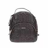 Liu Jo Borsa a Zainetto Liu jo da donna, modello ECS M BACKPACK, in ecopelle, colore Nero -Dimensioni: 17/24.5 x 30 x 12.5 cm Nero t.u. Nero
