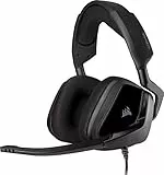 Corsair Void Elite Stereo Cuffia Gaming con Microfono Omnidirezionale Ottimizzato Tessuto Traspirante a Rete in Microfibre, Compatibilità Multipiattaforma, Nero