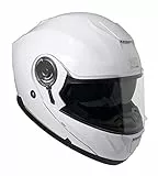 CGM Osaka, Casco modulare apribile Uomo, Bianco, L