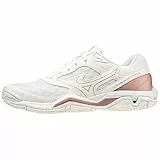Mizuno Wave Phantom 3, Scarpe da Ginnastica Donna, Bianco Rosa Biancaneve, 40.5 EU