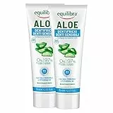 Equilibra Aloe Dentifricio Denti Sensibili Gel Gusto Menta Antibatterico Protettivo Lenitivo Antisettico Senza Fluoro - 2 Flaconi da 75ml