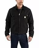 Carhartt, Giacca foderata Detroit, Relaxed Fit Uomo, Nero, M