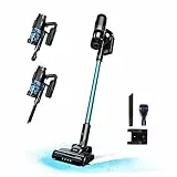 Cecotec Aspirapolvere verticale Conga Rockstar 1500 Ray Pure. 215 W, 12 kPa, Batteria 25,2 V, 45 min, 3 in 1, Spazzola mista, Accessori, Ciclone parallelo, Tanica da 500 ml.