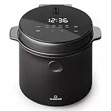 Klarstein cuociriso piccolo, cuociriso elettrico, mini cuociriso da 2 litri con cucchiaio & recipiente graduato, cuociriso di acciaio inox e vaporiera con 9 modalità di cottura, sushi, zuppe