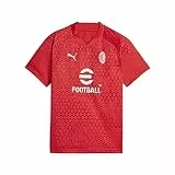PUMA ACM Training Jersey Jr Maglietta AC Milan, Multicolore, 164 Unisex-Bimbi