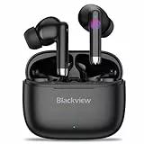 Blackview Cuffie Bluetooth AirBuds 4, Auricolari Bluetooth 5.3 Cuffie Wireless In Ear con Mic, Bassa Rumore Auricolari Senza Fili,36H, Controllo Touch,per iphone/Samsung/Android