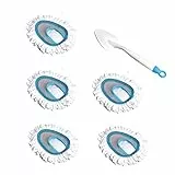 Amazon Basics - Piumino raccoglipolvere, confezione da 5 pezzi, blu e bianco