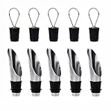 le bottiglie di vino in acciaio inossidabile aerating beccuccio e sommelier con tappo di bottiglia di liquore e vino - set (5 confezioni regalo)
