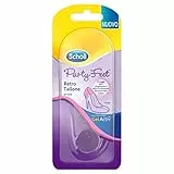 Scholl Party Feet Retro Tallone Fascia in Gel Trasparente, 1 Paio