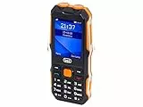 Trevi FORTE 70 Telefono da Lavoro con Mobile Antiurto, Batteria Lunga Durata, Rugged Smartphone con Display LCD 2.4', Comandi Semplici, Doppia Torcia, Potente Altoparlante, Bluetooth, Fotocamera