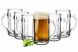 Glasmark Krosno - Set di bicchieri per birra, 0,3 litri, bicchieri da birra, boccale di birra, bicchieri per birra, bicchieri da birra artigianali, lavabili in lavastoviglie, 6 x 300 ml