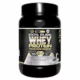 Healthy FUSION Whey Protein Isolate 100% Pura, Proteine Whey Isolate + Collagene + Magnesio | Per Lo Sviluppo Muscolare, Massa Muscolare Pulita | 1000 g (Biscotti)