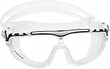 Cressi Skylight Swim Goggles, Occhialini Premium Per Nuoto Piscina Triathlon E Sport Acquatici Unisex Adulto, Trasparente/Bianco/Nero, Taglia unica