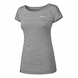Salewa Puez Melange T-shirt, Donna, Quiet Shade Melange, M