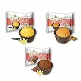 Nuvola Zero - Dolce Zero MIX GUSTO 3pz, Senza Carboidrati, Lattosio o Glutine, Zero Zuccheri, Ricco di Fibre, Confezione da 1pz Gusto Cacao, 1pz Vaniglia, 1pz Nocciola