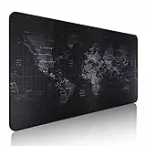 EFISH XXL Tappetino per mouse da gioco grande (900X400X3MM),con base antiscivolo, impermeabile e pieghevole, per desktop adatto per i giocatori, per ufficio e casa