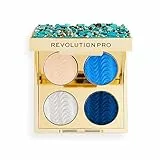 Revolution Pro, Ultimate, Eye Quad, Palette di ombretti, Ocean Treasure, 4 tonalità, 3,2g