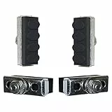 CYCLINGCOLORS, Pastiglie Dei Freni Unisex-Adult, Nero, 35mm