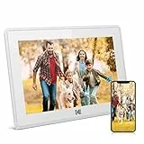 KODAK Cornice Foto Digitale WiFi 10.1 Pollici, HD Touchscreen IPS Elettronica con App, Memoria 16GB, Rotate Automatica, Condivisione di Immagini Musica Video