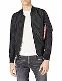 ALPHA INDUSTRIES Ma- 1 TT Giacca Bomber, Nero, XL Uomo
