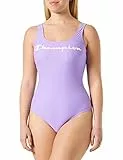 Champion Legacy American Classics Swimwear Logo Costume Intero, Lavanda, M Donna