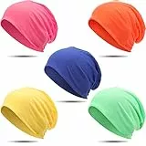 Syhood 5 Berretto Slouchy Cuffia da Notte Hip-Hop Morbido da Corsa (Colori Vivaci)